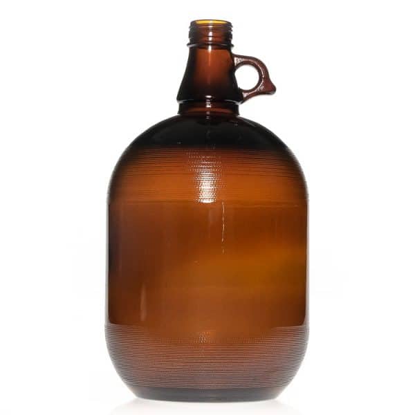 1 Gallon Amber Glass Beer Growler Sgsbottle